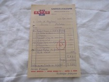 VIEUX PAPIER ANCIENNE FACTURE