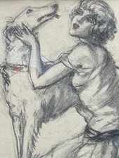 Grand dessin style Art Déco