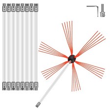 Kit brosse ramonage poêle - brosse,