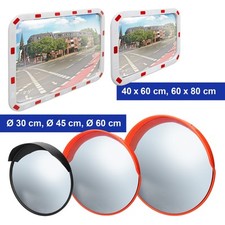 Miroir convexe rétroviseur rue circulation sécurité trafic surveillance au choix