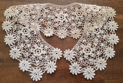 Col ancien dentelle - col,