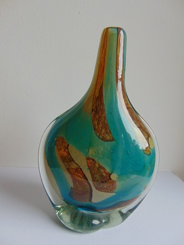 Vase vintage verre mdina - verre, "mdina"
