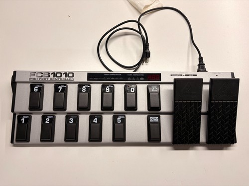 Behringer fcb1010 midi - midi, foot