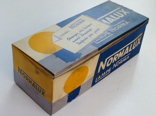 Boite vintage ampoules - ampoules, jaunes