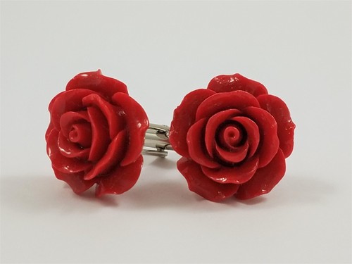 Boutons manchette rouge - de,