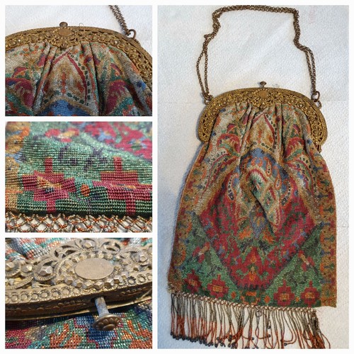 Sac bal aumoniere perles - bal,