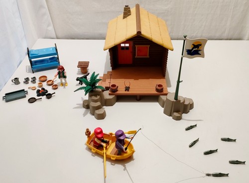 Lot playmobil cabane - lot,