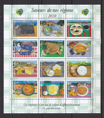 Timbres vignettes 2010 - timbres,