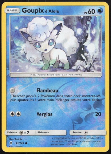 Carte pokémon goupix - pokémon,