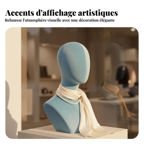 Tête mannequin tissu - tête,