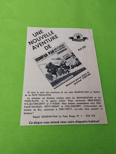 Publicite oumpah pah sur - publicite, oumpah-pah
