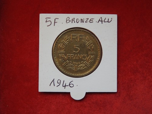Francs lavrillier 1946 en - 5,