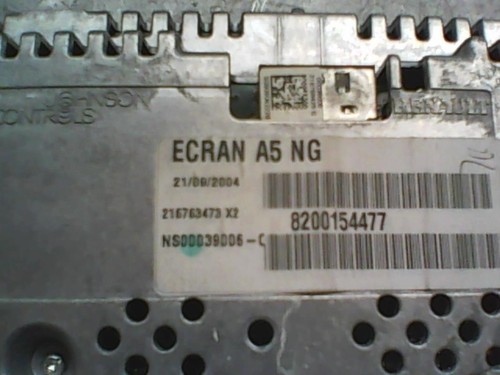 Ecran gps renault espace - ecran,