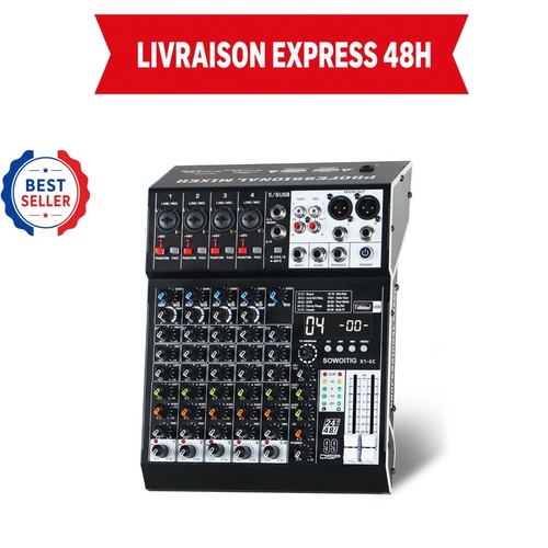 Console mixage audio 6 - console,