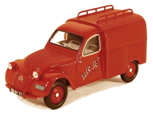 Citroën 2cv pompiers eligor - citroën,
