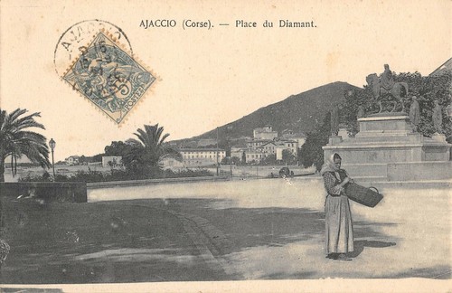 Cpa ajaccio corse place - 20,