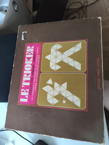 Vintage ancien jeu trioker - vintage,