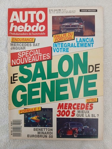 Auto hebdo 615 3 - hebdo, 9/3/1988