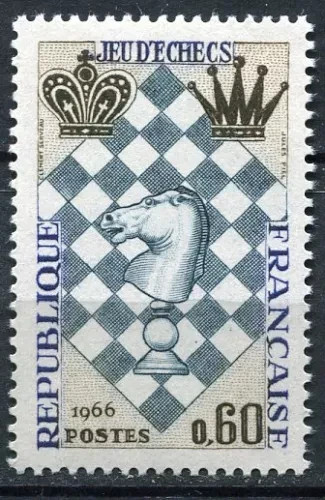 1966 timbre france neuf luxe - 1966,