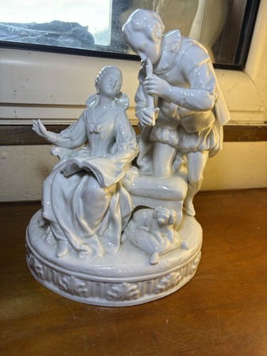 Groupe porcelaine glaçure - groupe, en
