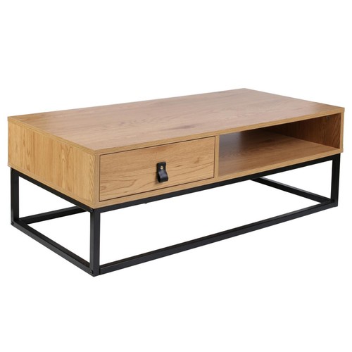Table basse bois - basse, métal