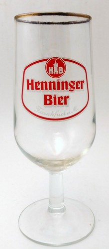 Vintage henninger bier - hb,
