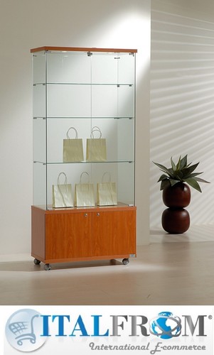 Vitrine verre avec - de, le