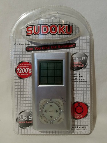 New classic sudoku handheld - new,