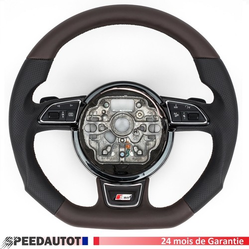 Volant aplati cuir audi - , a1