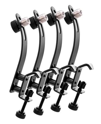 Support pince microphone - 4x,