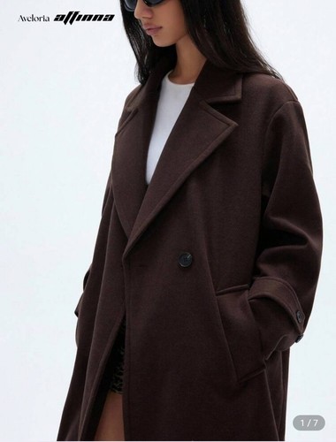 Manteau ample doux laine - et, en