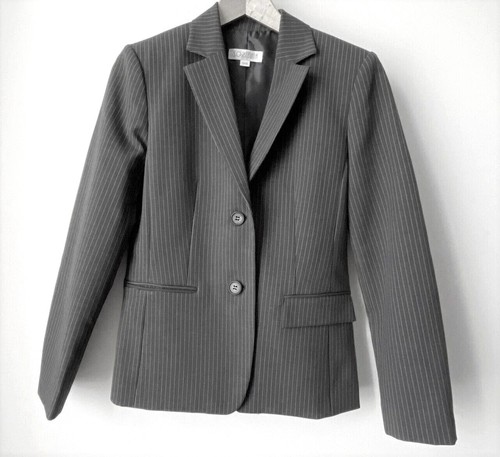 Veste chic gris - gris, rayé