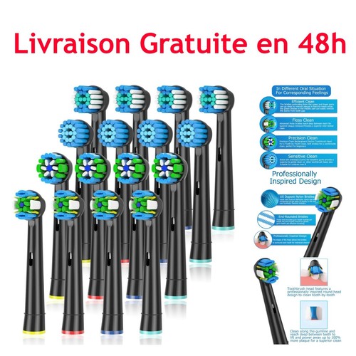 Têtes brosse dents - brosse, à