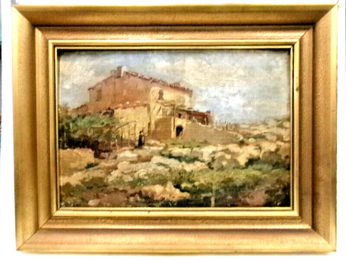 Tableau huile sur panneau - tableau,,