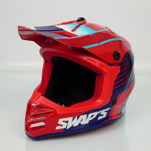 Casque moto cross - casque, rouge