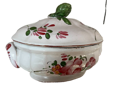 Soupiere faience luneville - soupiere,