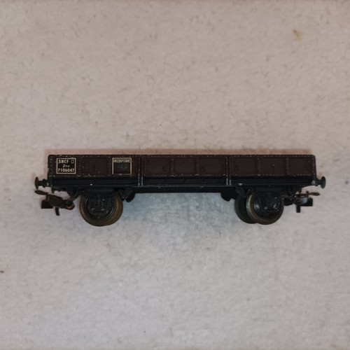 Smcf wagon plat bords bas - ho,