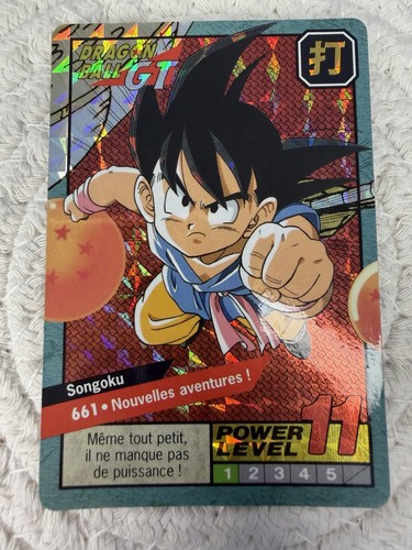 Carte dragon ball 661 power - carte, z