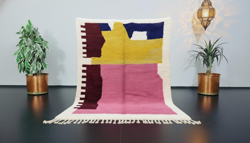 Tapis laine berbère - tapis, en
