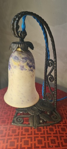 Lampe fer forgé art - forgé, deco