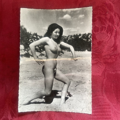Carte photo artistique - nu,