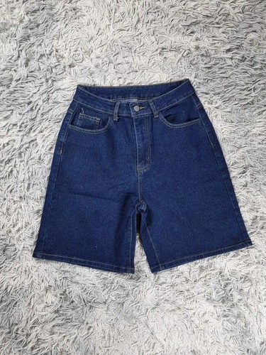 Short femme denim bleu - , brut