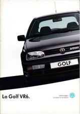 Catalogue Brochure VW Golf VR6 08/1993 Belgique en français