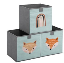 Cube Rangement Jouet Enfant - Lot 3x Rangement Chambre Enfant Pliable