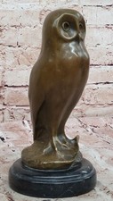 Bronze Marbre Base Chouette