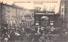 CPA 43 LANGEAC SOUVENIR DE LA