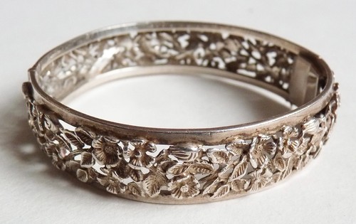 Bracelet argent massif vers - argent,