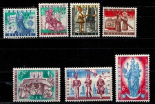 Timbre de Belgique / Belgium  N° 1082 / 1088 Neuf **,  MNH
