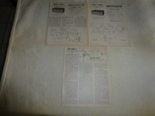 TROIS ANCIENNES NOTICES CIBOT