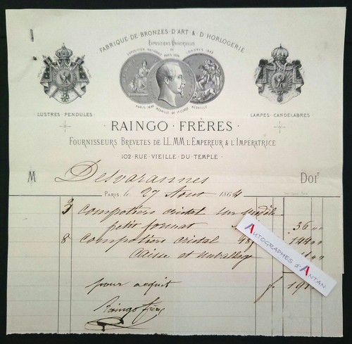 Raingo frères 1864 - ●,